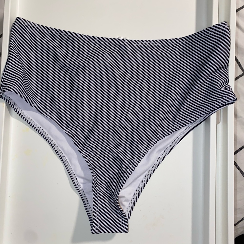 High waisted bikini bottoms